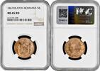5 bani Romania HEATON, NGC MS65 RD, Domnitor Carol I (1866 - 1881) -