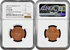 3 pfennig Prussia 1861 A, NGC PF64 RB, King William I (1861 - 1888) TopPop 1/0 -