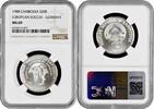 20 riels Cambodia 1988, NGC MS69, UEFA - Germany 1988 Top Pop 2/0 -