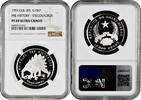 10.000 pesos Guinea-Bissau 1993, NGC PF69 UC, Pre-History Stegosaurus Top 1/0 -