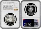 2 pesos Mexico 1993, NGC PF69 UC, Veracruz - Bajorrelieve de el Tajin silver -