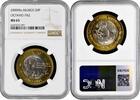 20 pesos Mexico 2000 Mo, NGC MS65, Millennium - Octavio Paz -