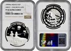 5 pesos Mexico 1999, NGC PF66 UC, UNICEF - Children & Kite silver coin -