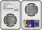 10 francs Belgium French - Pos B, NGC MS63, Independence Top Pop 2/0 -