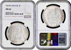5 francs France 1874 K, NGC MS62, Third Republic (1870 - 1941) silver coin -
