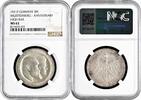 3 mark Wurttemberg 1911 F, NGC MS62 HIGH BAR, Silver Wedding Anniversary -