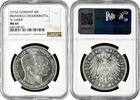 5 mark Brunswick-Wolfenbuttel 1915, NGC MS64, Ernst August Wedding Pop 6/4 -