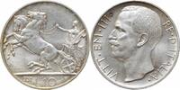 10 lire Italy 1927 R, UNC, King Vittorio Emanuele III (1900 - 1946) silver -