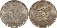 50 senti Estonia 1936, UNC, 1st Republic (Kroon) (1928 - 1940) -