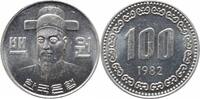100 won South Korea 1982, UNC, Republic (1966 - 1982) -