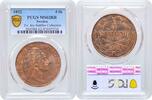 4 skilling Sweden banco 1852, PCGS MS62 RB, King Oscar I (1844 - 1859) -