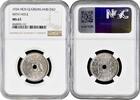 ore Greenland 25 ore HCN, NGC MS63, King Christian X (1912 - 1947) WITH HOLE -