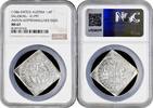 1/4 thaler Salzburg 1586, NGC MS67 KLIPPE, A. Koppenwallner Issue 1928 Top 3/0 -