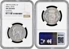2.5 francs Belgium 1849, NGC UNC Det., King Leopold I (1832 - 1865) SMALL HEAD -