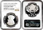 500 won South Korea 1970, NGC PF66 UC, Sokkuram Bodhisattva silver coin -