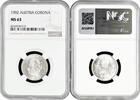 1 corona Austria 1902, NGC MS63, Emperor Franz Joseph I (1848 - 1916) -