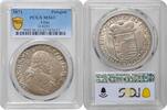 Belgium (Liege) 1 patagon 1671, PCGS MS63, Maximilian Henry (1650-1688)Top 1/0 -