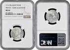 1 franc Belgium French, NGC MS62, King Albert I (1910 - 1934) silver coin -