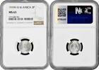 3 pence British West Africa 1919 H, NGC MS63, British colony (1907 - 1966) -