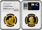 5 pound St. Helena 2020, NGC PF70 UC, Una and the Lion Top pop 1oz gold coin -