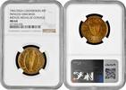 40 francs Luxembourg 1963, NGC NS64 BRONZE ESSAI, Princess Ermesinde Top 1/0 -