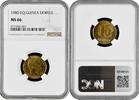 Equatorial Guinea 1 ekwele 1980, NGC MS66, President Teodoro Nguema Pop 2/1 -