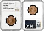 2/3 skilling Sweden 1849, NGC MS64 RB, King Oscar I (1844 - 1859) Top Pop 2/0 -