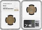 2 centavos 1874  Chile   So, NGC MS62,  Republic of Chile (1851 - 1898)  Chile   So, NGC MS62,  Republic of Chile (1851 - 1898) 