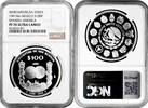 100 pesos Mexico 1991, NGC PF70 UC, Ibero-America: Spanish America Top Pop 4/0 -