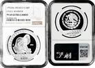 100 pesos Mexico 1992, NGC PF69 UC, Guerrero Aguila (Eagle Warrior) -