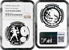 5 pesos Mexico Mo, NGC PF69 UC, FIFA World Cup, 2006 silver coin -