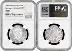 1 gulden Bavaria 1866, NGC MS61, King Ludwig II (1864 - 1886) NO HAIR PART -