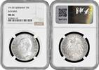 3 mark Bavaria 1913 D, NGC MS64, King Otto I (1886 - 1913) silver coin -