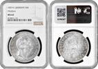 5 mark Prussia 1907 A, NGC MS62, King Wilhelm II (1888 - 1918) silver coin -