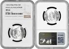 50 centavos Philippines 1947 S, NGC MS66, General Douglas MacArthur -