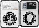 100 Shilingi Tanzania 1984, NGC PF69 UC, UN - Decade for Woman silver coin -