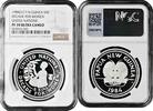 5 kina Papua New Guinea 1984, NGC PF70 UC, UN - Decade for Women Top Pop 5/0 -