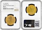 2 lire Italy 1928, NGC MS63, 1928 Milan Exposition Token -
