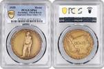 bronze Germany - Third Reich medal 1935, PCGS SP64, Saarland, Hitler Top Pop -