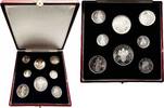 Vatican City silver coins 1961, PATTERN PROOF SET, Pope John XXIII (1959-1962) -