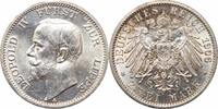 2 mark Lippe-Detmold 1906, UNC, Prince Leopold IV (1905 - 1918) silver coin -