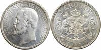 2 kronor Sweden 1907 EB, UNC, King Oscar II (1873 - 1907) silver coin -