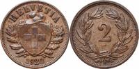 2 rappen Switzerland 1920 B, AU, Confoederatio Helvetica (1917-1967) -