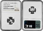50 won South Korea 1970, NGC PF69 UC, Kwan Sun Yu Top Pop silver coin -