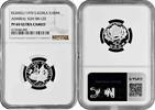 100 won South Korea 1970, NGC PF69 UC, Admiral Sun Sin Lee silver coin -