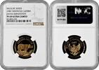 200000 rupiah Indonesia 1987, NGC PF69 UC, Wildlife - Javan Rhinoceros Gold -