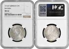 2 mark Bavaria 1912 D, NGC MS62, King Otto I (1886 - 1913) silver coin -