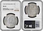 2 1/2 gulden Netherlands 1930, NGC MS62, Queen Wilhelmina (1890 - 1948) -