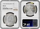 2 1/2 gulden Netherlands 1930, NGC MS62, Queen Wilhelmina (1890 - 1948) -