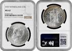 2 1/2 gulden Netherlands 1937, NGC MS62, Queen Wilhelmina (1890 - 1948) -
